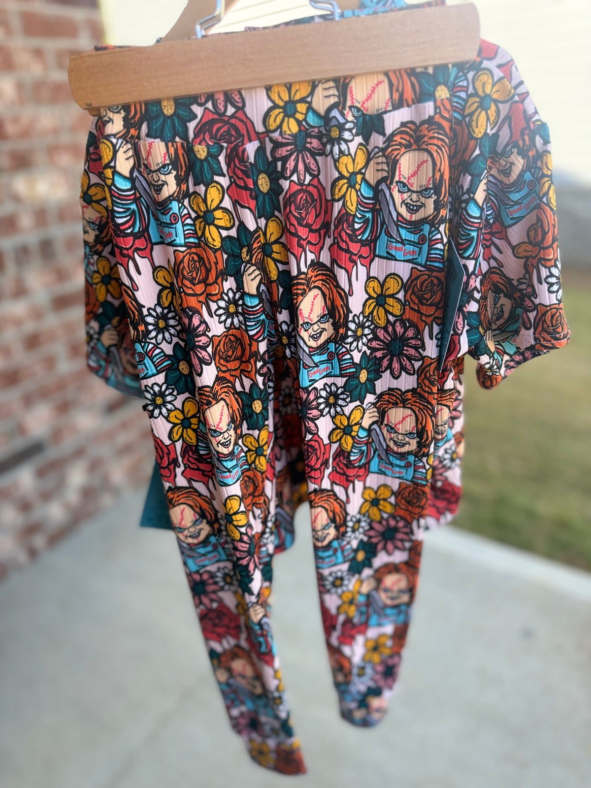 FLORAL HORROR SET 7/8Y