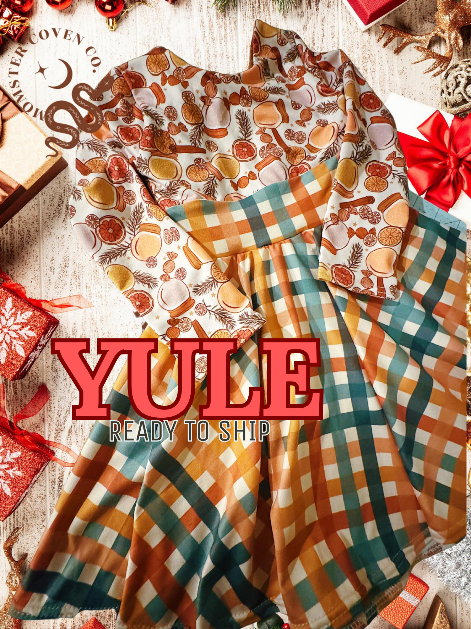 YULE DRESSES READY TO SHIP