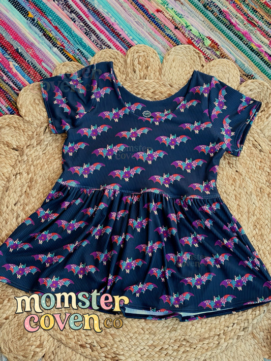 ADULT MED PEPLUM TOP