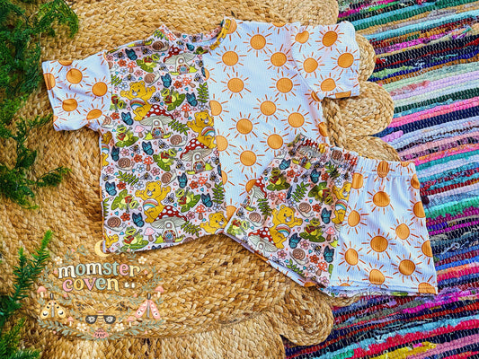 SUNNY BEAR TEE + SHORTS SET
