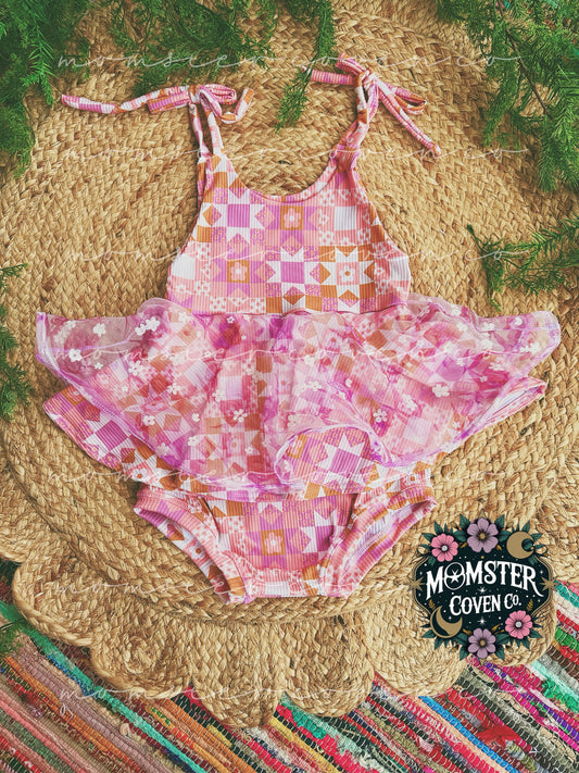 GRANNY SQAURES EVY ROMPER