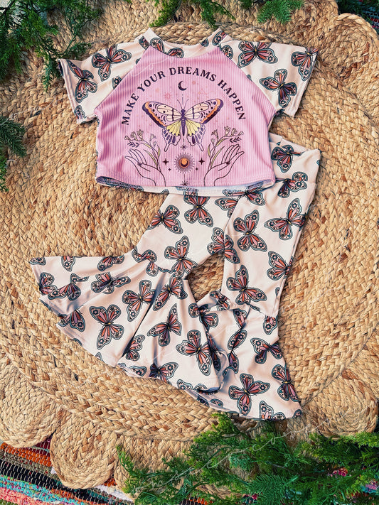 MYSTIC  TEE WITH BELLBOTTOMS