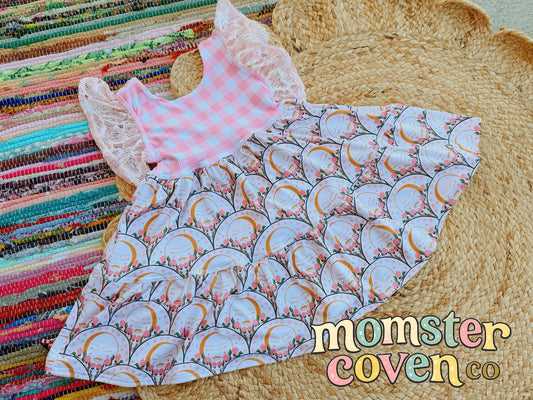 MOON BLOOM TIER DRESS