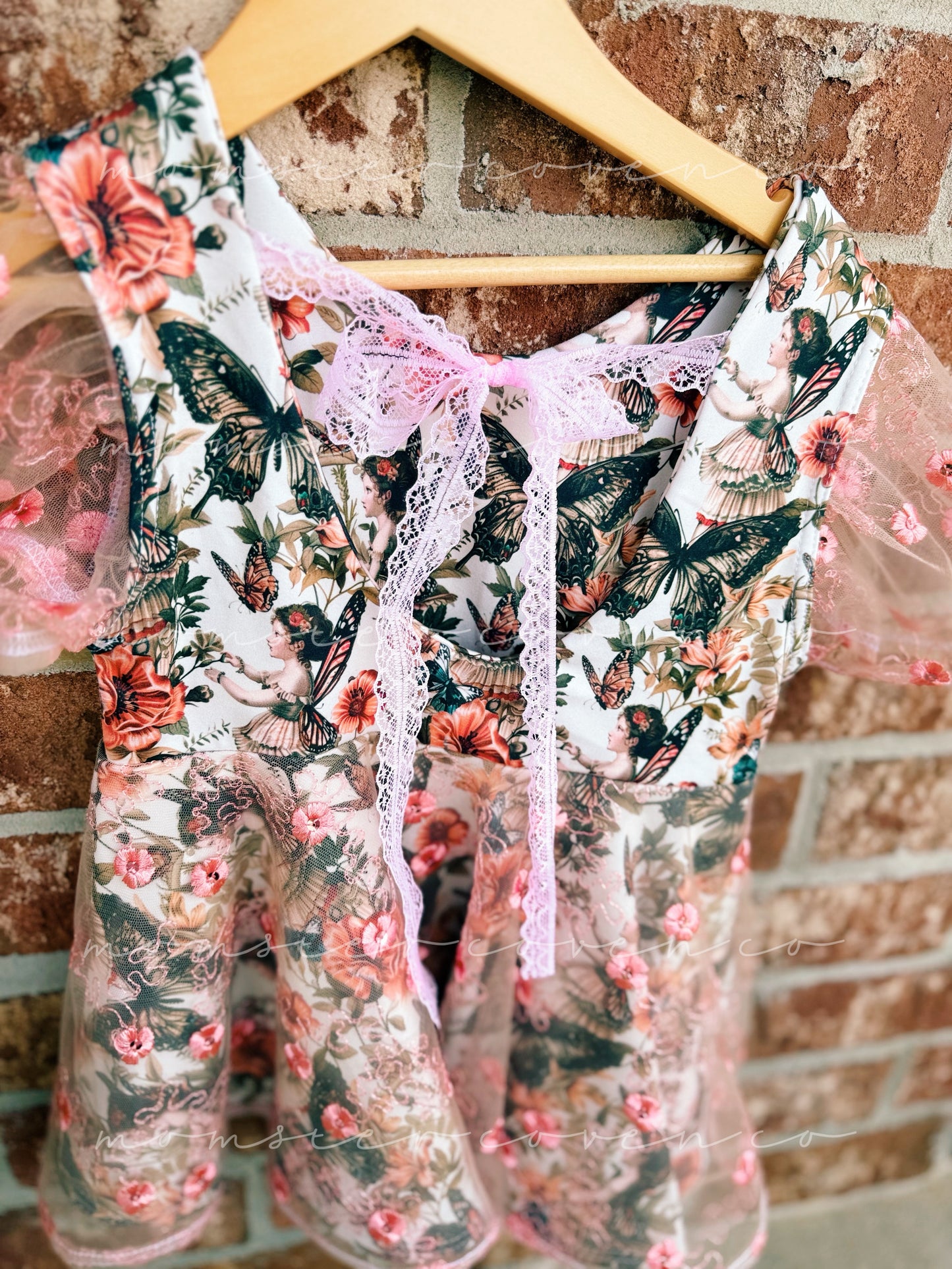 LITTLE FAE PEPLUM TOP + BELLBOTTOM SET