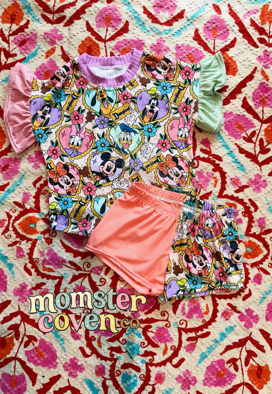 MAGICAL DOLMAN +SHORTS SET