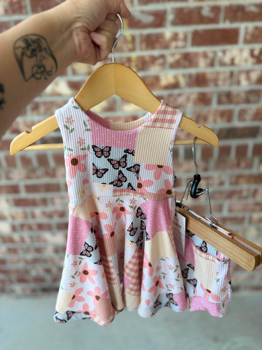 BUTTERLY'S  TANK PEPLUM + BUMMIE SET