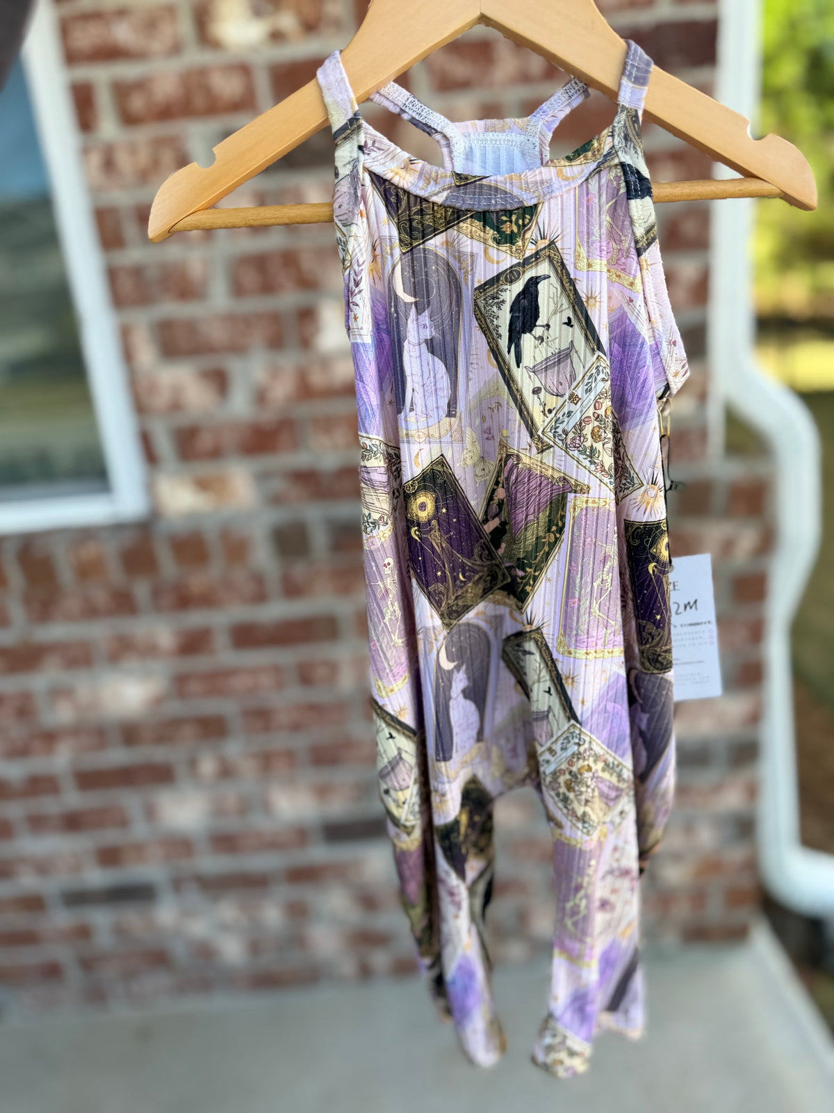 9/12M TAROT ROMPER - NO SNAPS
