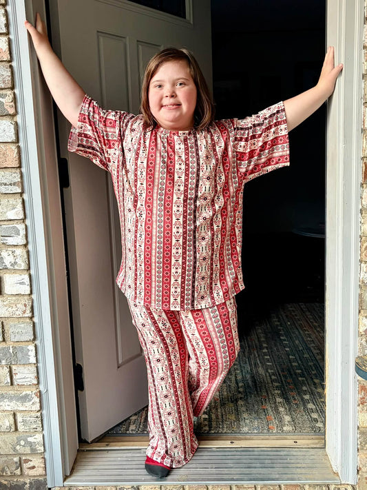 KIDS TEE + WIDE LEG PANTS BLACK FRIDAY