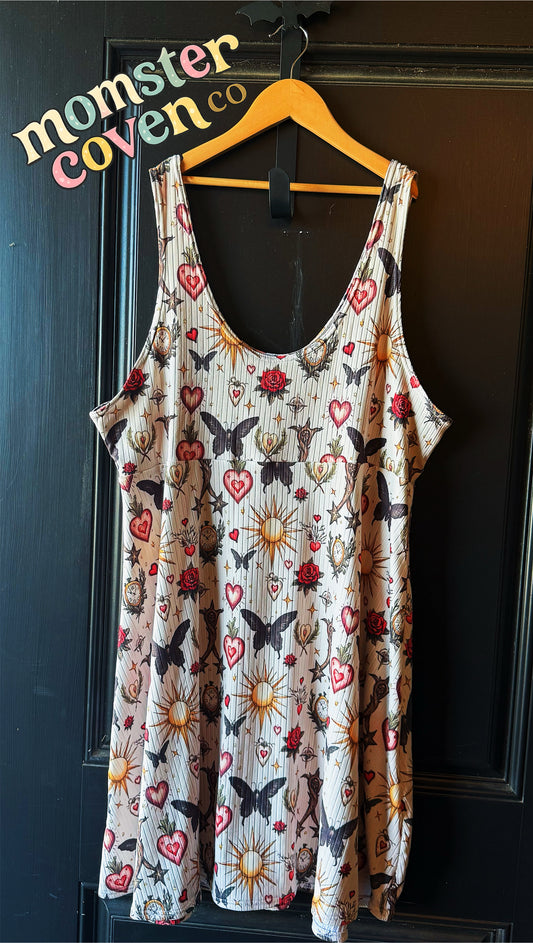 ADULT XL PINAFORE DRESS