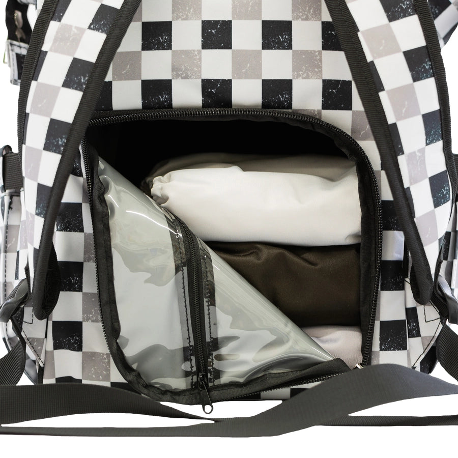 CHECKERED DIAPER BAG