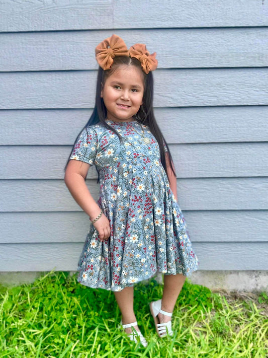 KIDS BLACK FRIDAY TWIRL DRESS
