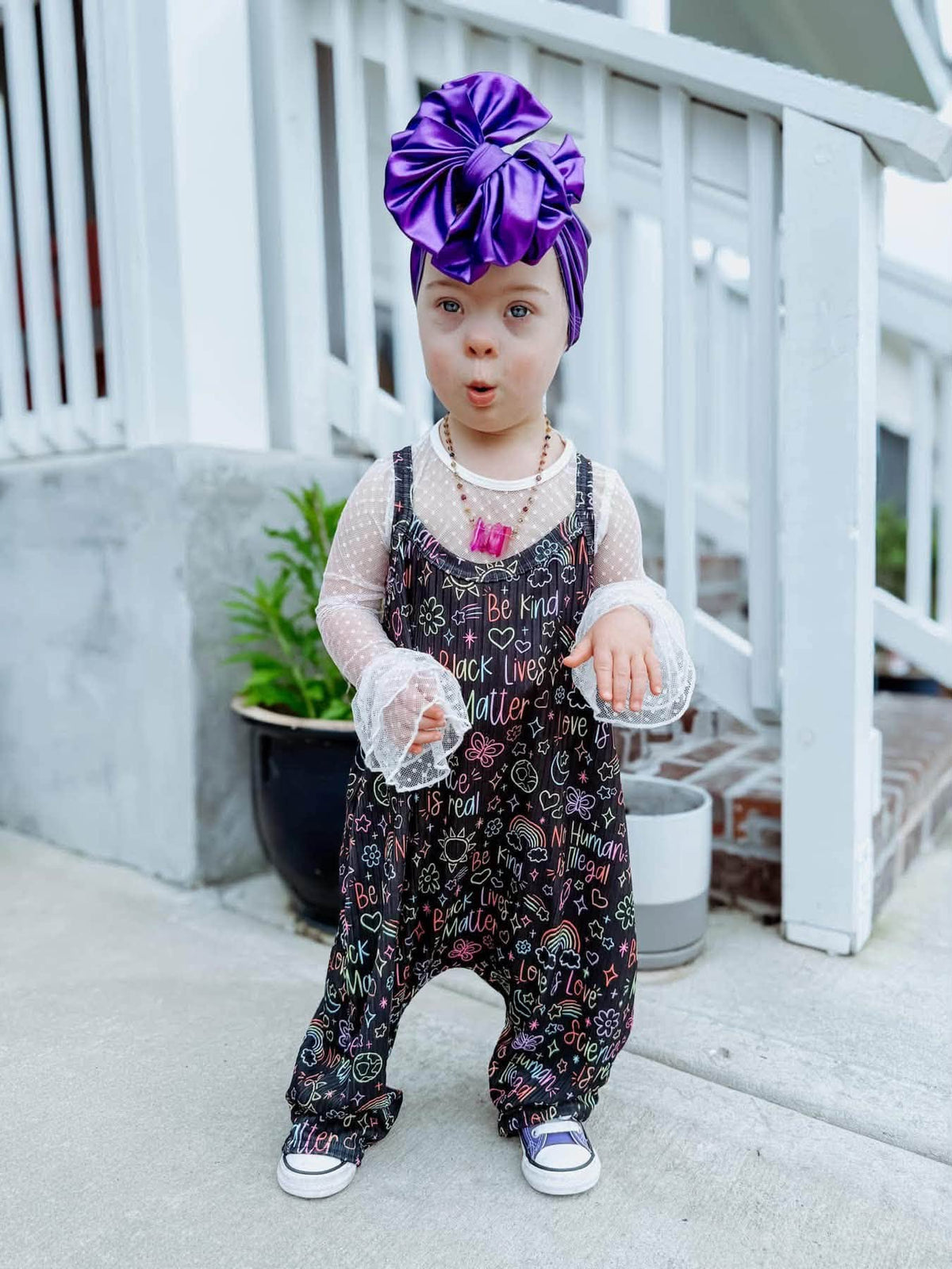 KIDS TERRAN ROMPER BLACK FRIDAY- NO SNAPS