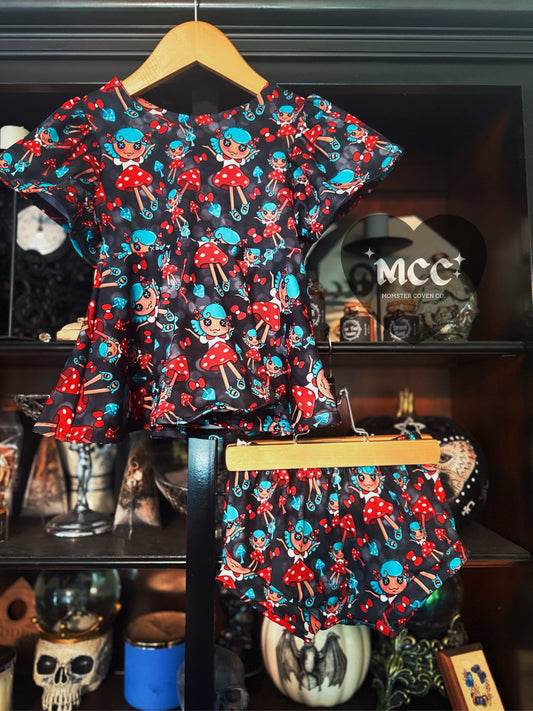 LALA PEPLUM SET