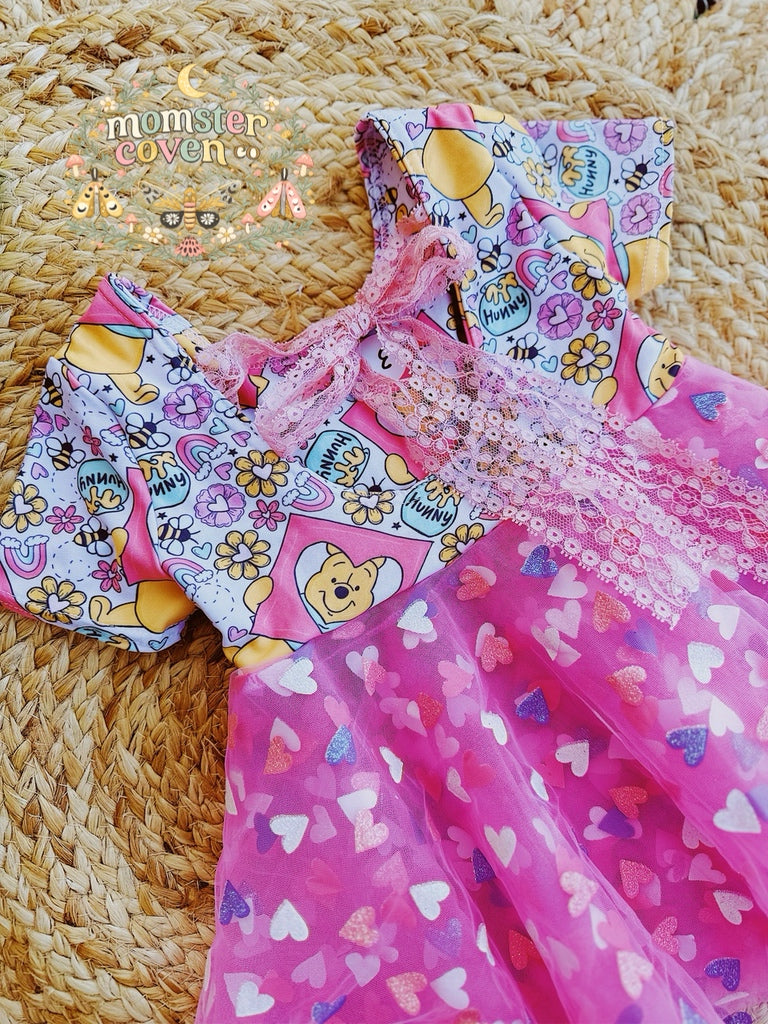 LOVE YOU BEARY MUCH PEPLUM TOP SET