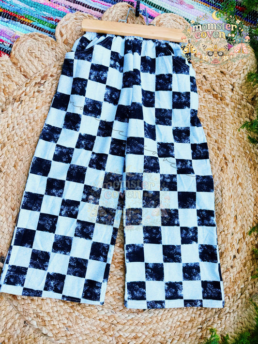 CHECKERED BANKS PANTS