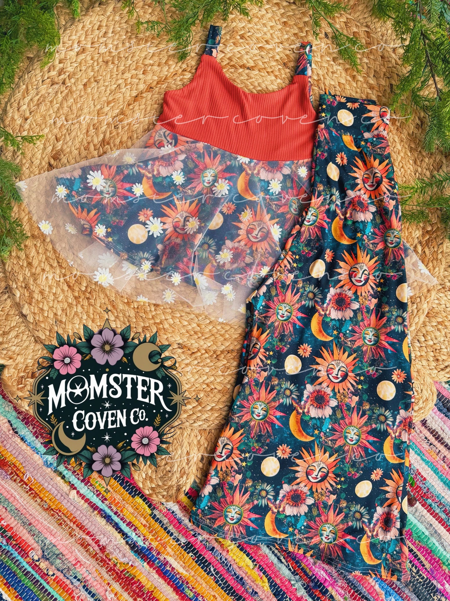 SOLAR NAPA PEPLUM + FLOW PANT SET