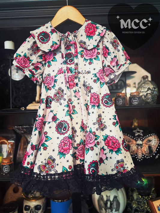 TATTOO FLASH SELENE DRESS