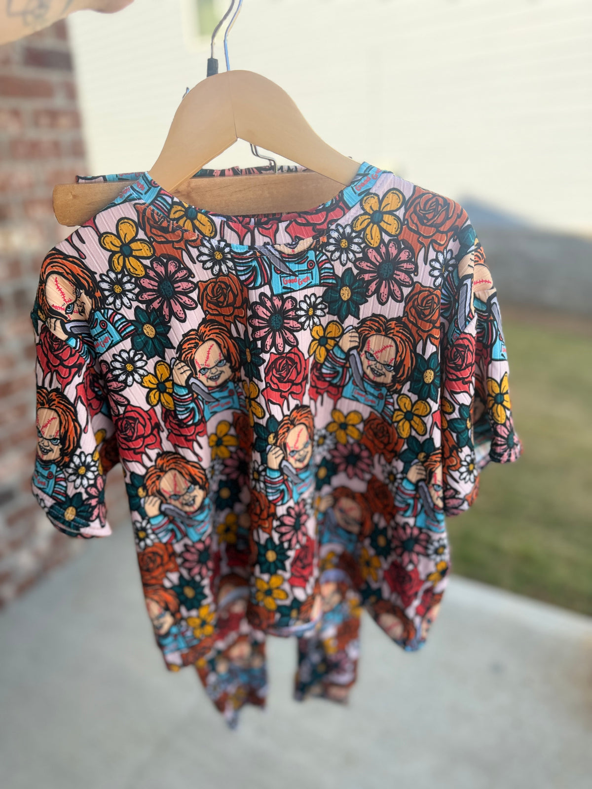 FLORAL HORROR SET 7/8Y