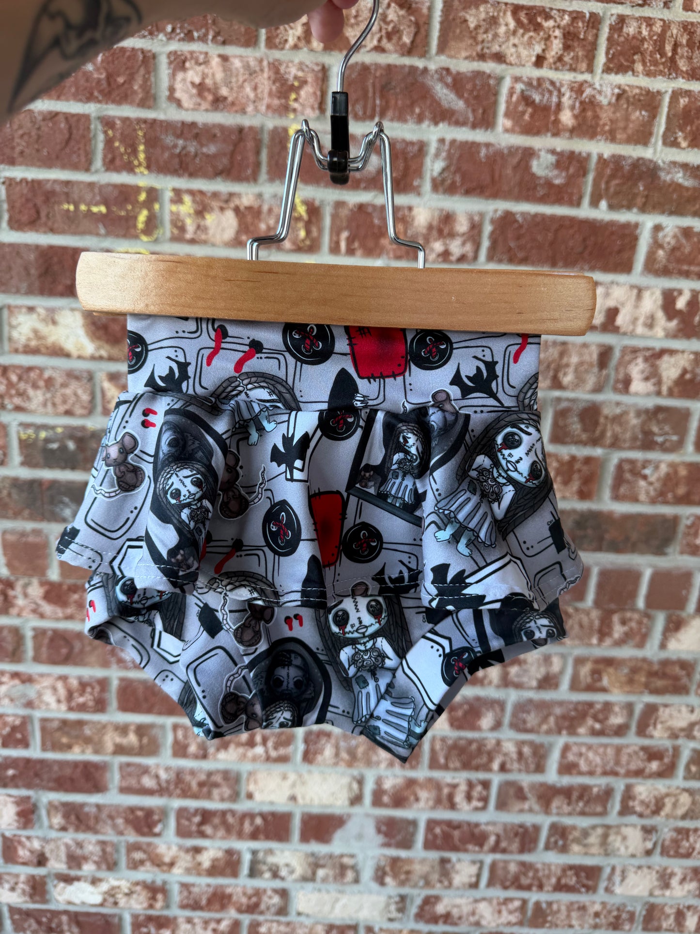 SPOOKY DOLL SKIRTED BUMMIES