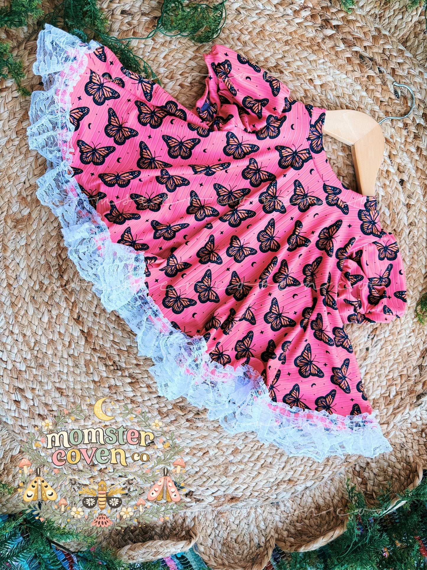 BUTTERFLY BABY DOLL DRESS