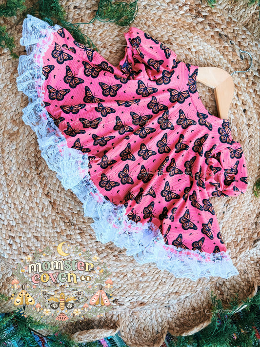 BUTTERFLY BABY DOLL DRESS