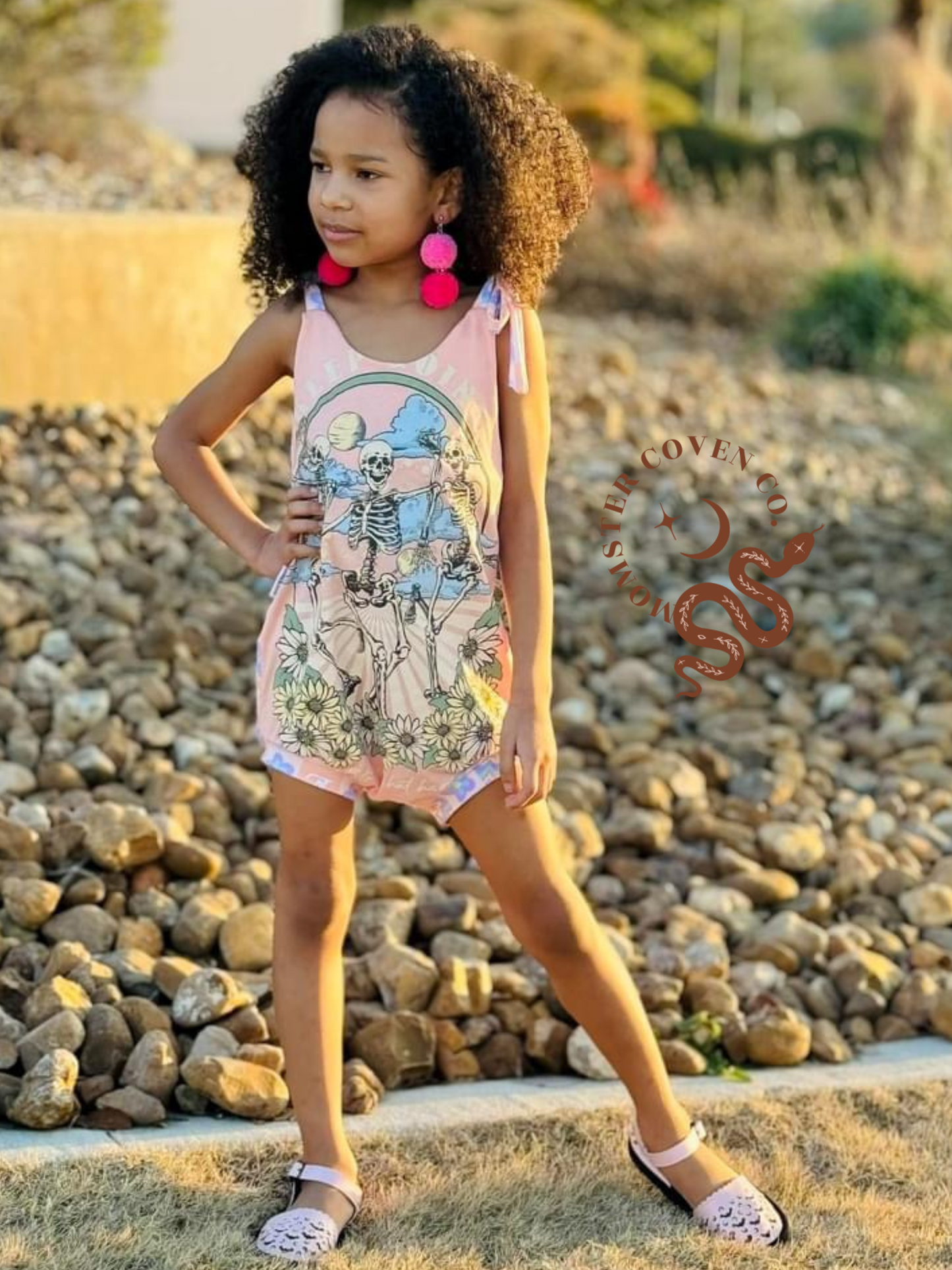 TIE TOP ROMPER- NO SNAPS